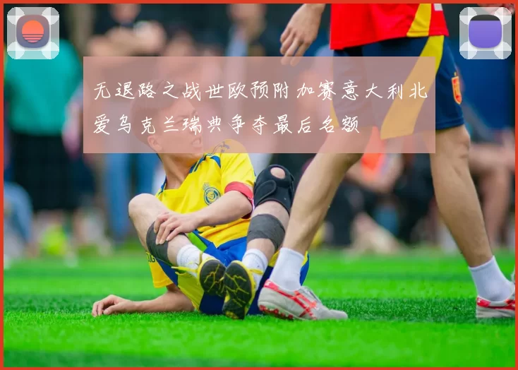 无退路之战世欧预附加赛意大利北爱乌克兰瑞典争夺最后名额